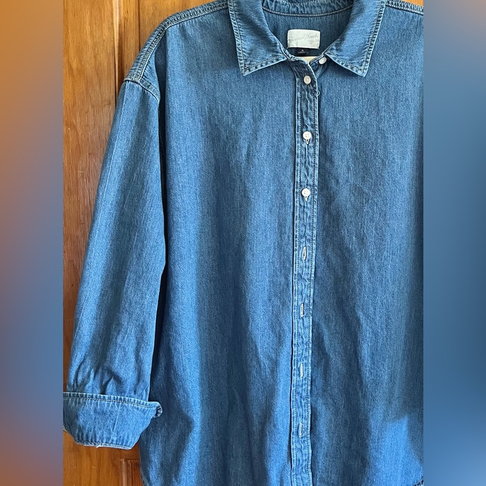 Universal Thread Denim Button Down Shirt